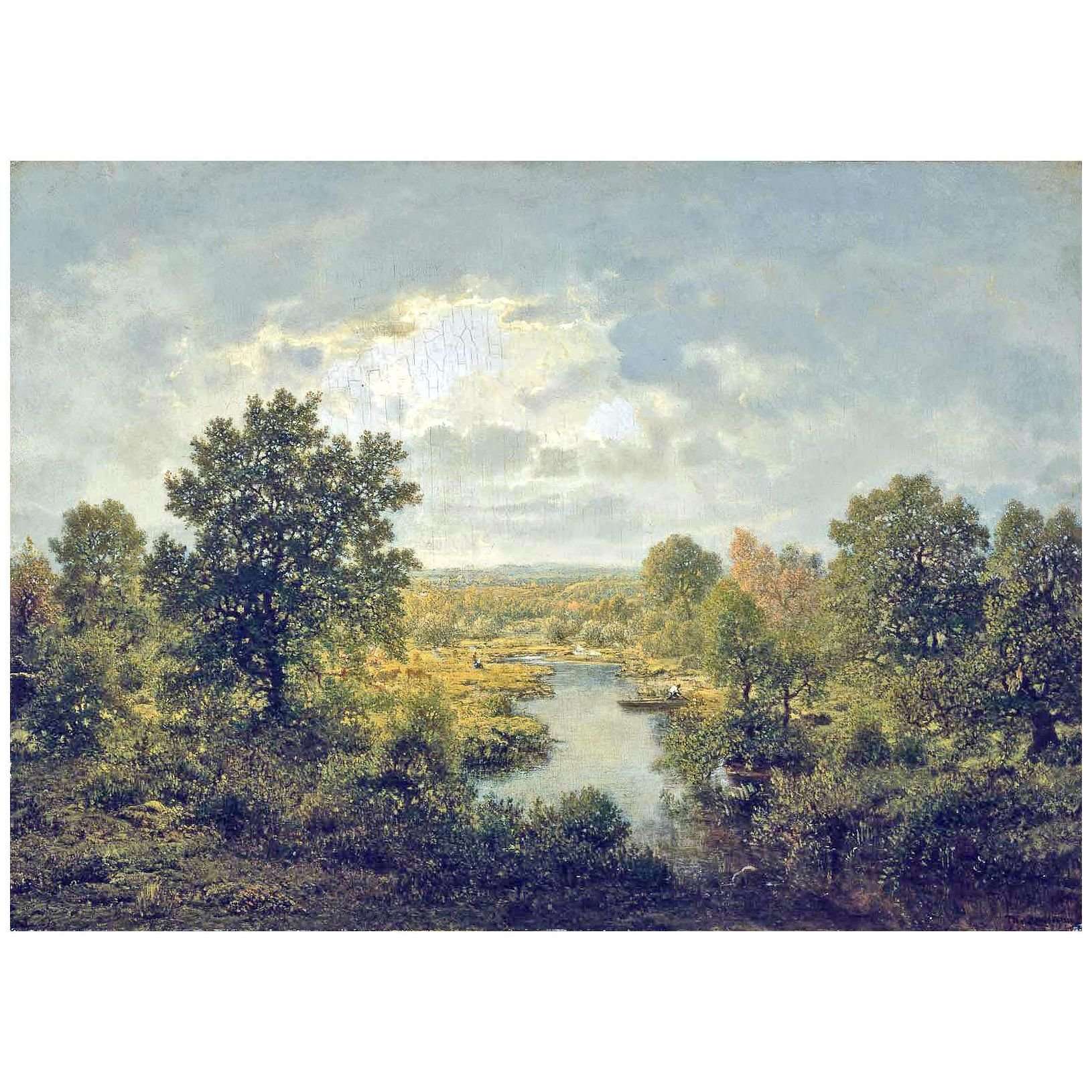  Theodore Rousseau. Rives de la S?vre.1859. Museum of Fine Arts Boston