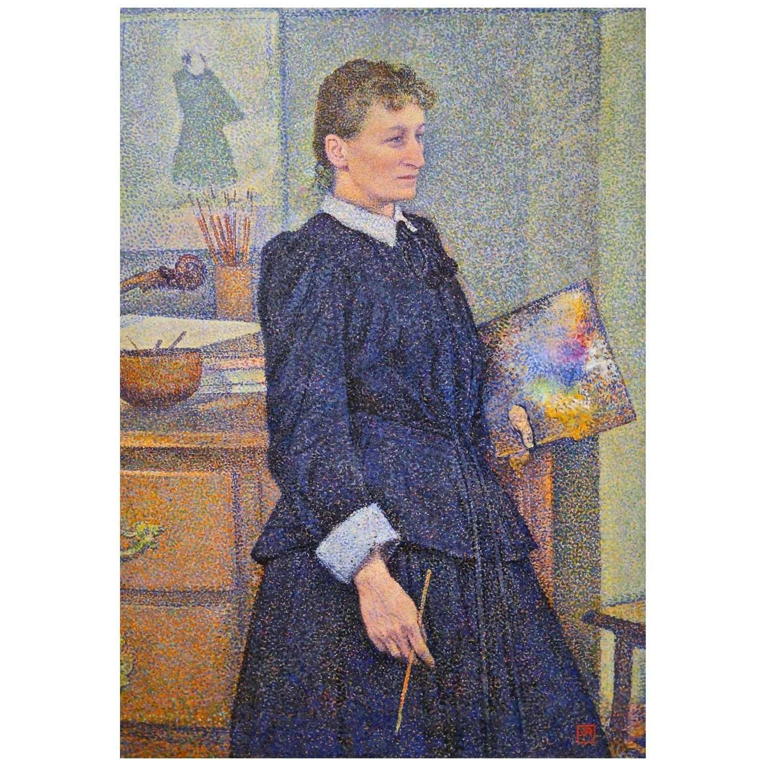   Theo van Rysselberghe. Anna Boch. 1889. Springfield Art Museum