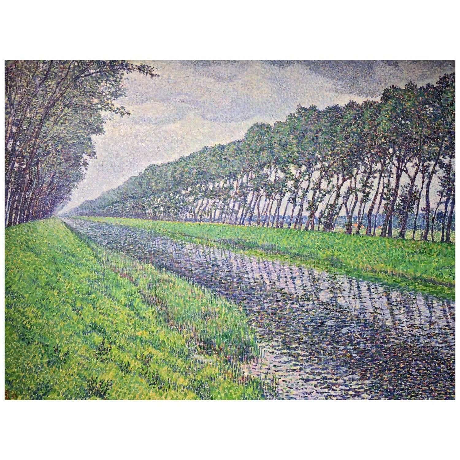   Theo van Rysselberghe. Canal en Flandre. 1894. Mus?e Jacquemart-Andr? Paris
