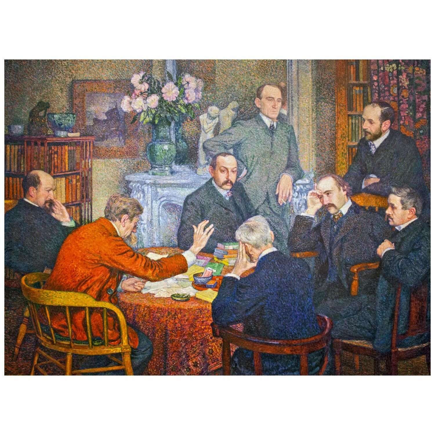   Theo van Rysselberghe. Une lecture d'Emile Verhaeren. 1903. MSK Ghent