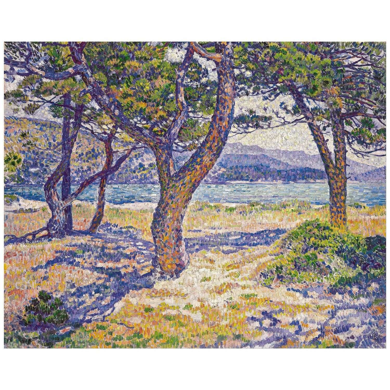   Theo van Rysselberghe. M?diterran?e a Le Lavandou. 1904. Israel Museum Jerusalem