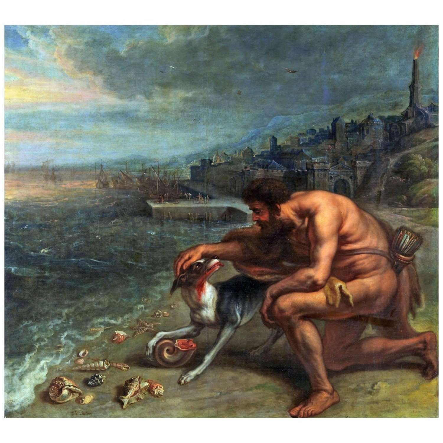  Theodoor van Thulden. The Discovery of Purple. 1636. Museo del Prado Madrid