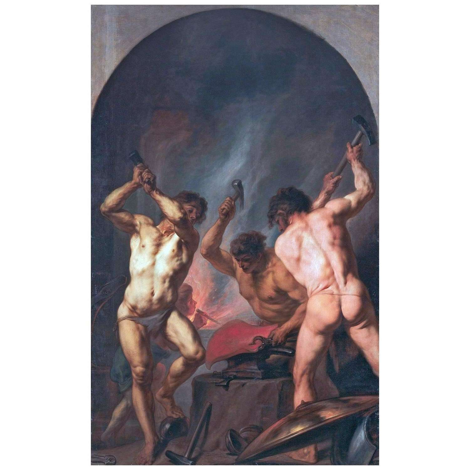  Theodoor van Thulden. The Forge of Vulcan. 1649. Huis ten Bosch Den Haag