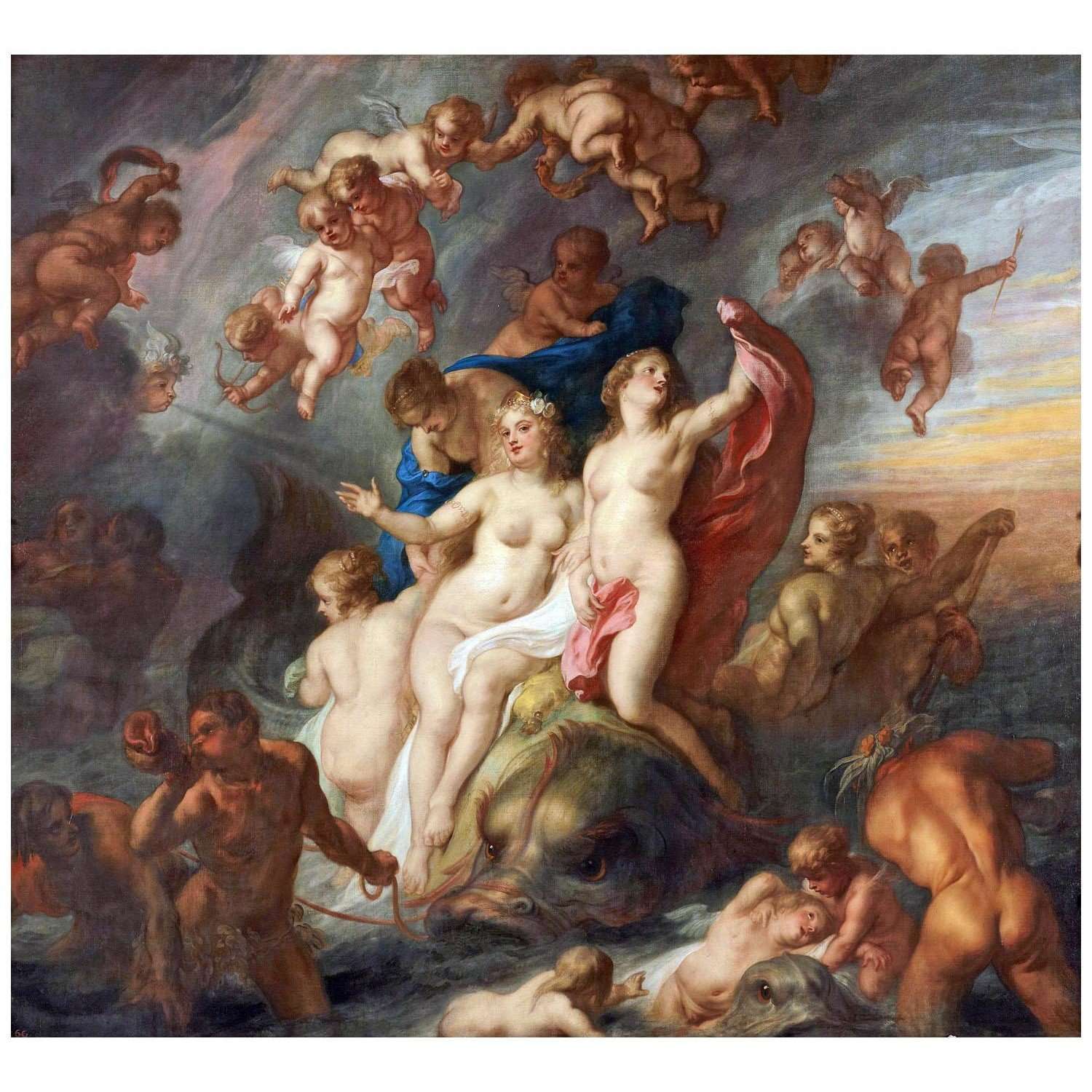  Theodoor van Thulden. Triumph of Galatea. 1659. Schloss Sanssouci Berlin