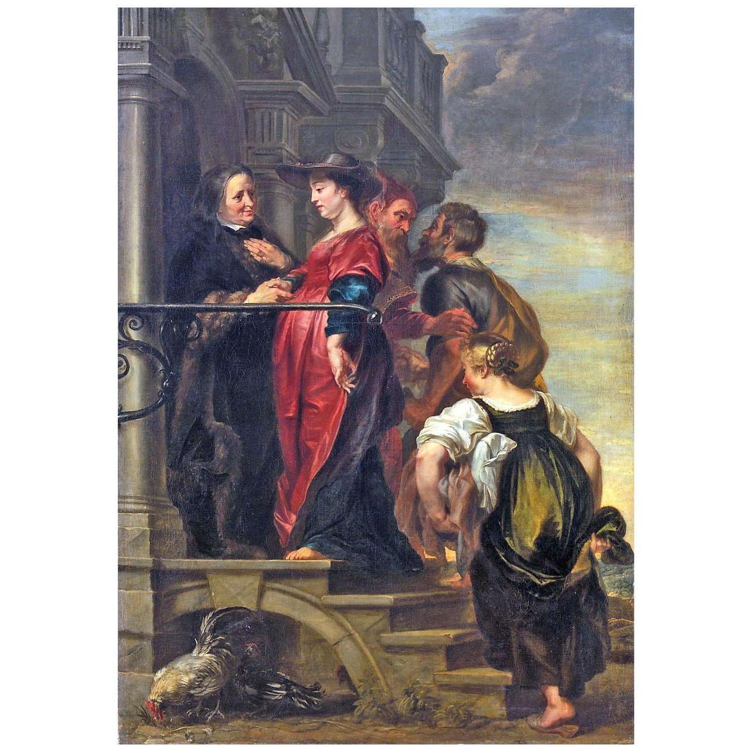  Theodoor van Thulden. The Visitation. 1736. Kunsthistorisches Museum Wien