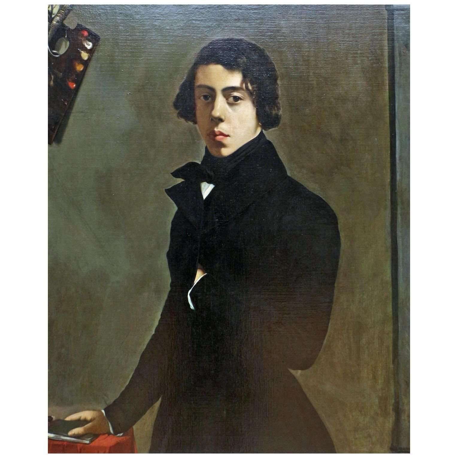  Theodore Chasseriau. Autoportrait. 1835. Musee du Louvre