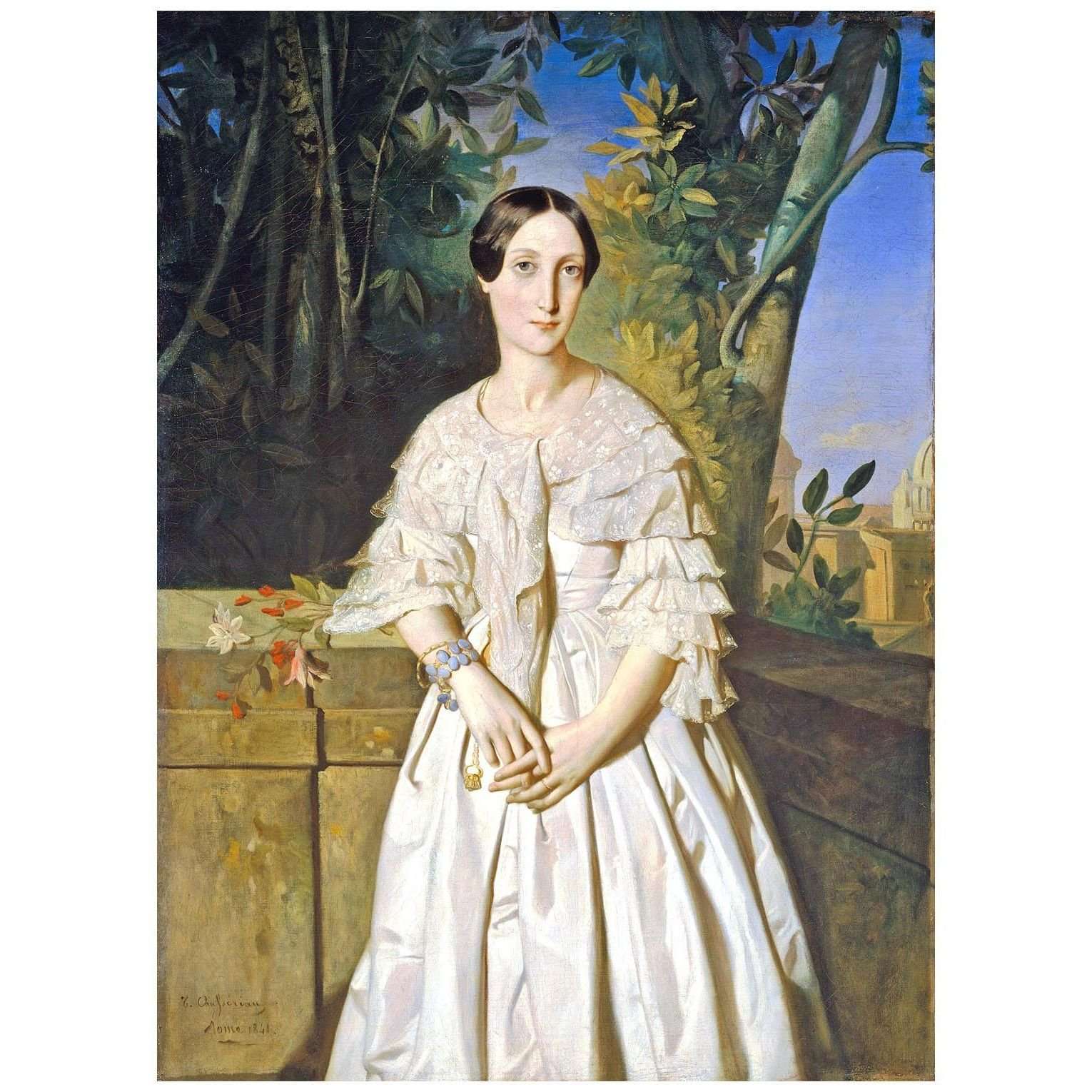  Theodore Chasseriau. La comtesse de La Tour-Maubourg. 1840. MET NY