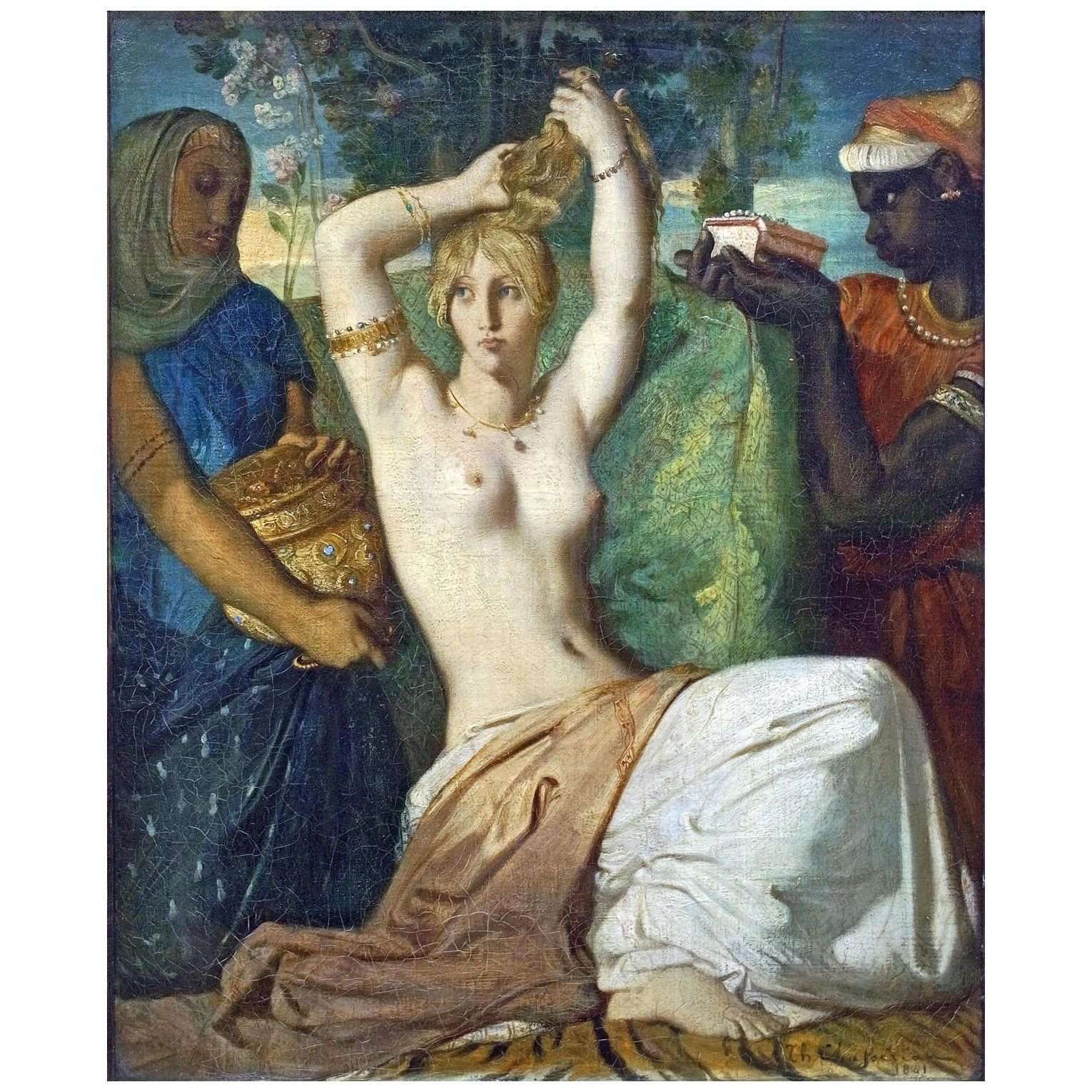  Theodore Chasseriau. La Toilette d'Esther. 1841. Musee du Louvre