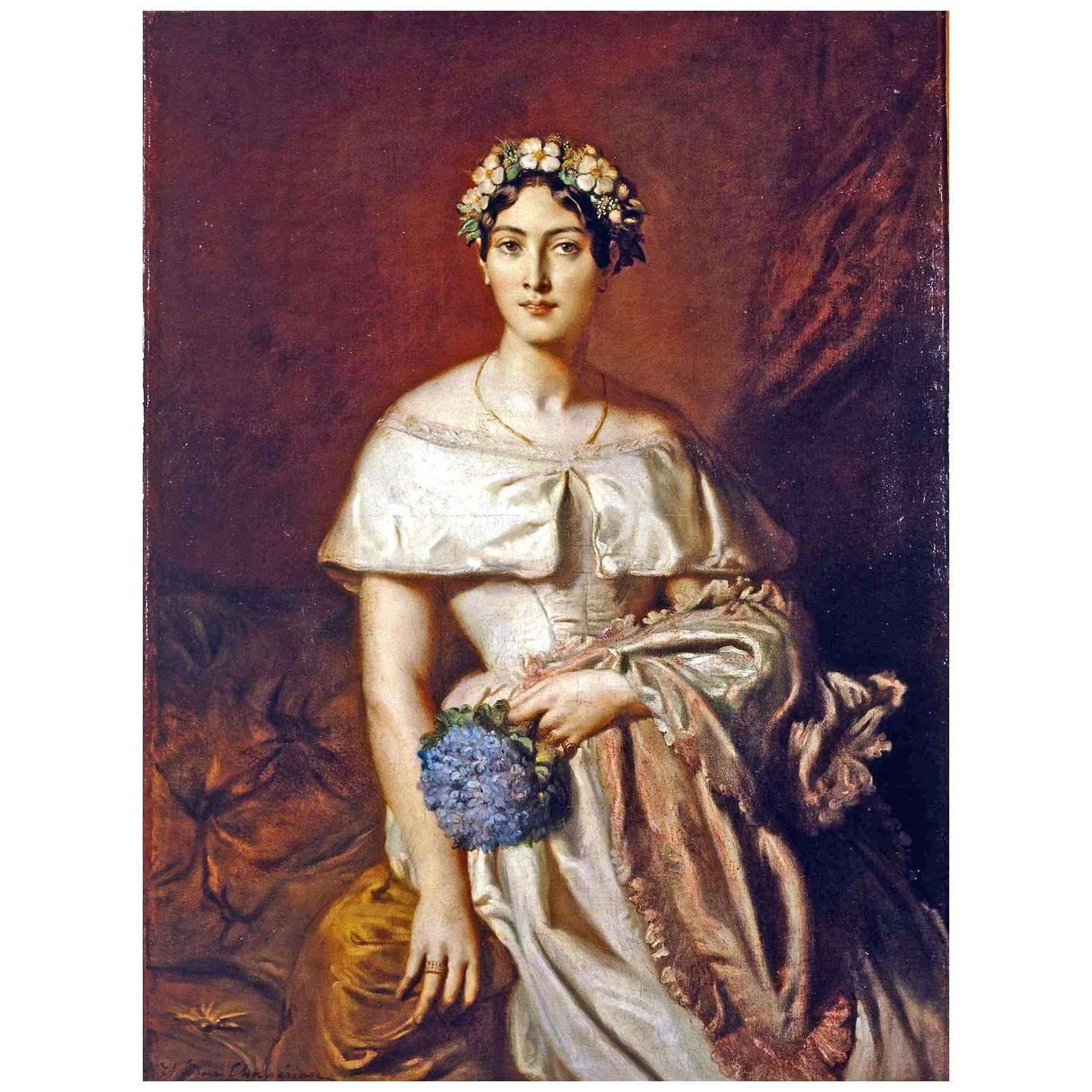  Theodore Chasseriau. Mlle de Cabarrus. 1848. Musee des Beaux-Arts de Quimper