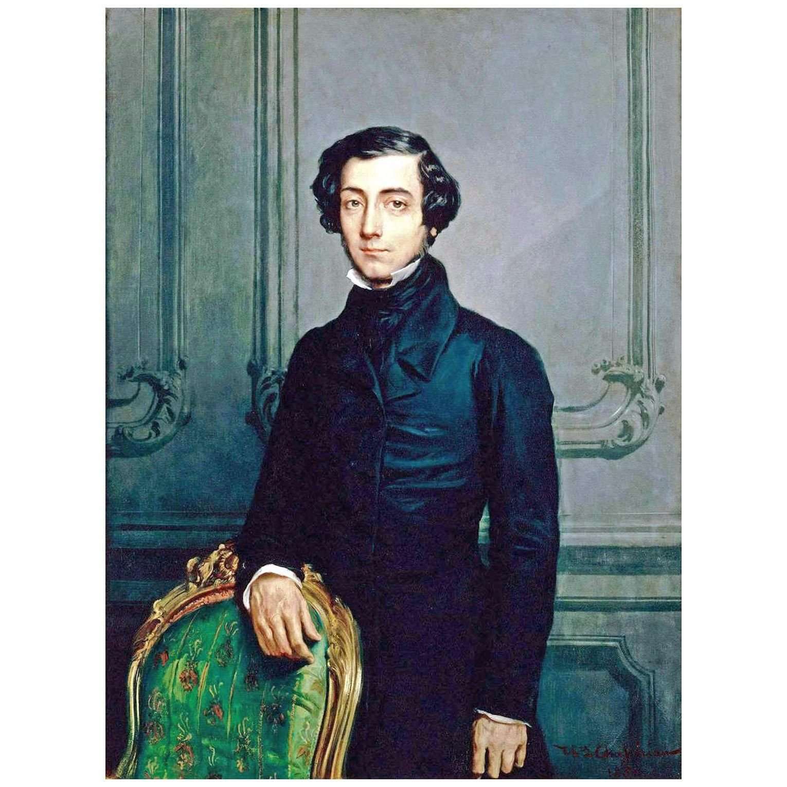  Theodore Chasseriau. Alexis de Tocqueville. 1850. Ch?teau de Versailles