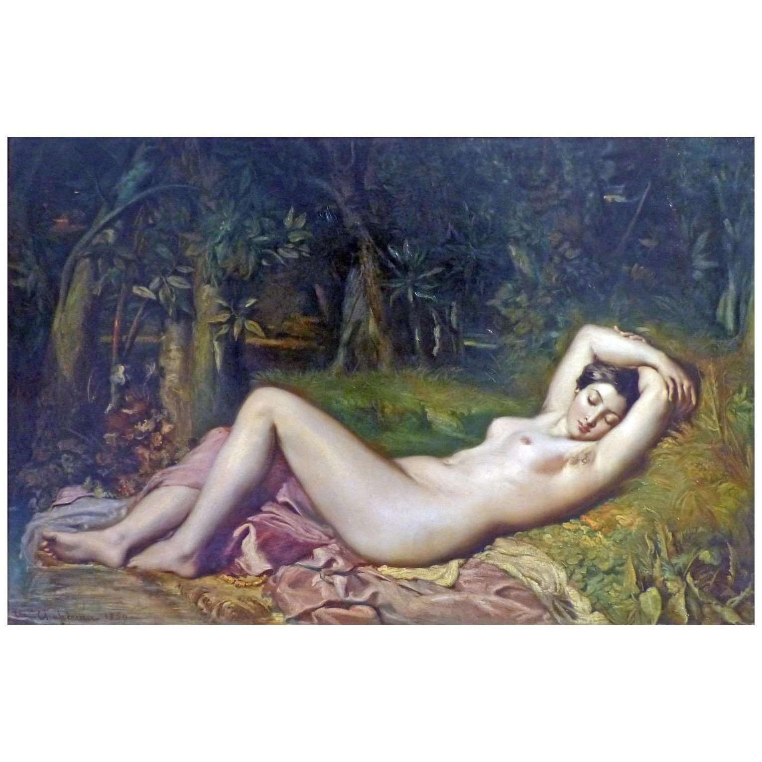  Theodore Chasseriau. Baigneuse endormie (Alice Ozy). 1850. Mus?e Calvet Avignon