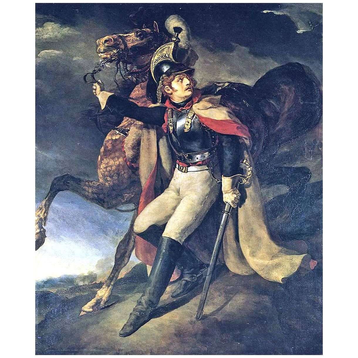 Theodore Gericault. Cuirassier bless?. 1814. Louvre Paris