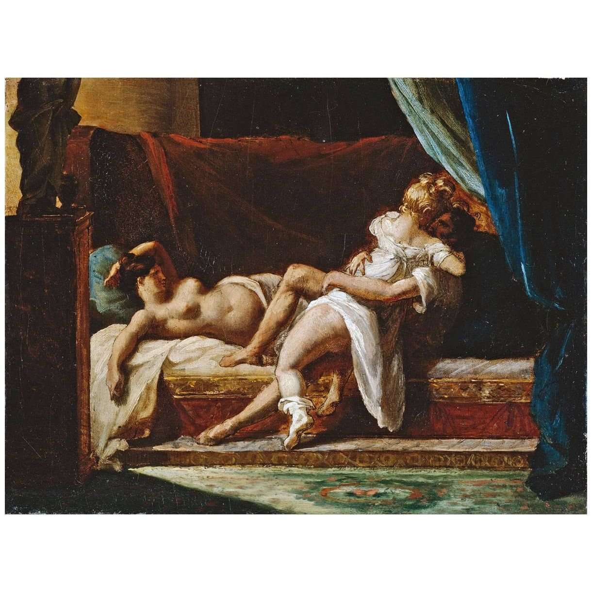  Theodore Gericault. Trois amants. 1817-1820. Getty Museum Los Amgeles