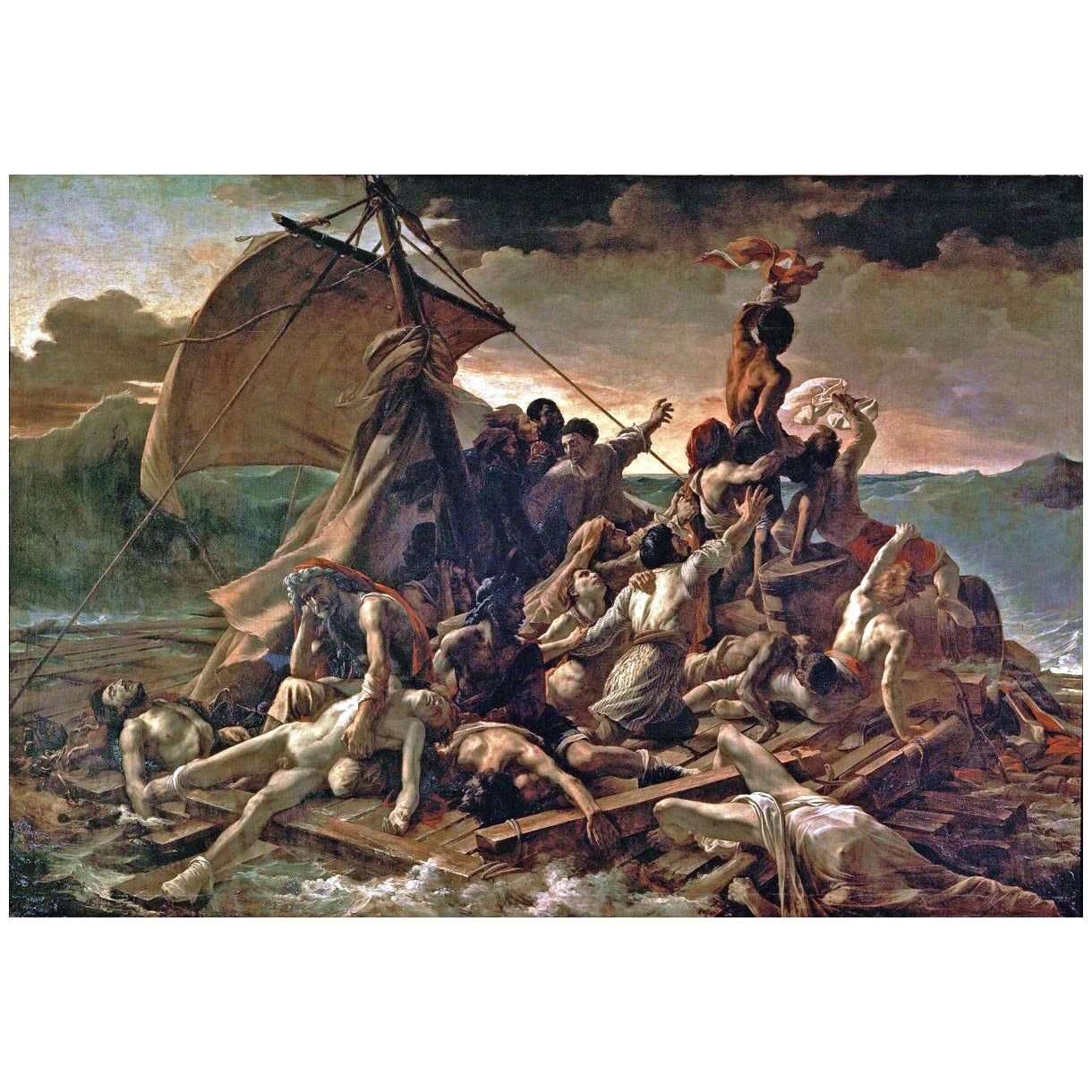  Theodore Gericault. Le Radeau de La M?duse. 1819. Louvre Paris