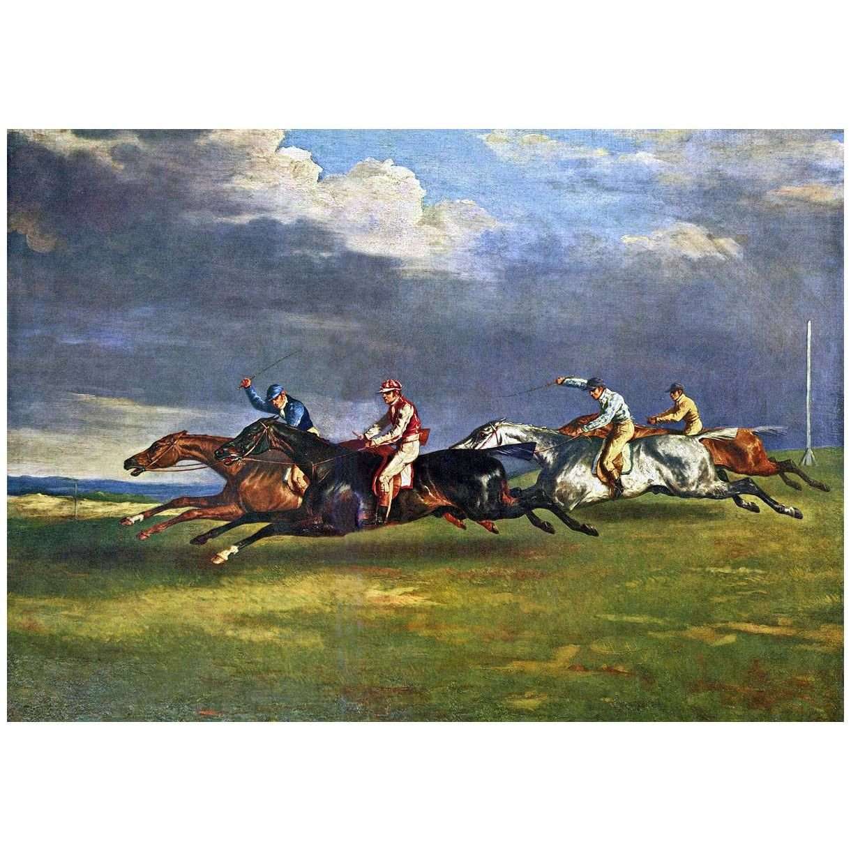  Theodore Gericault. Le Derby dEpsom. 1821. Louvre Paris