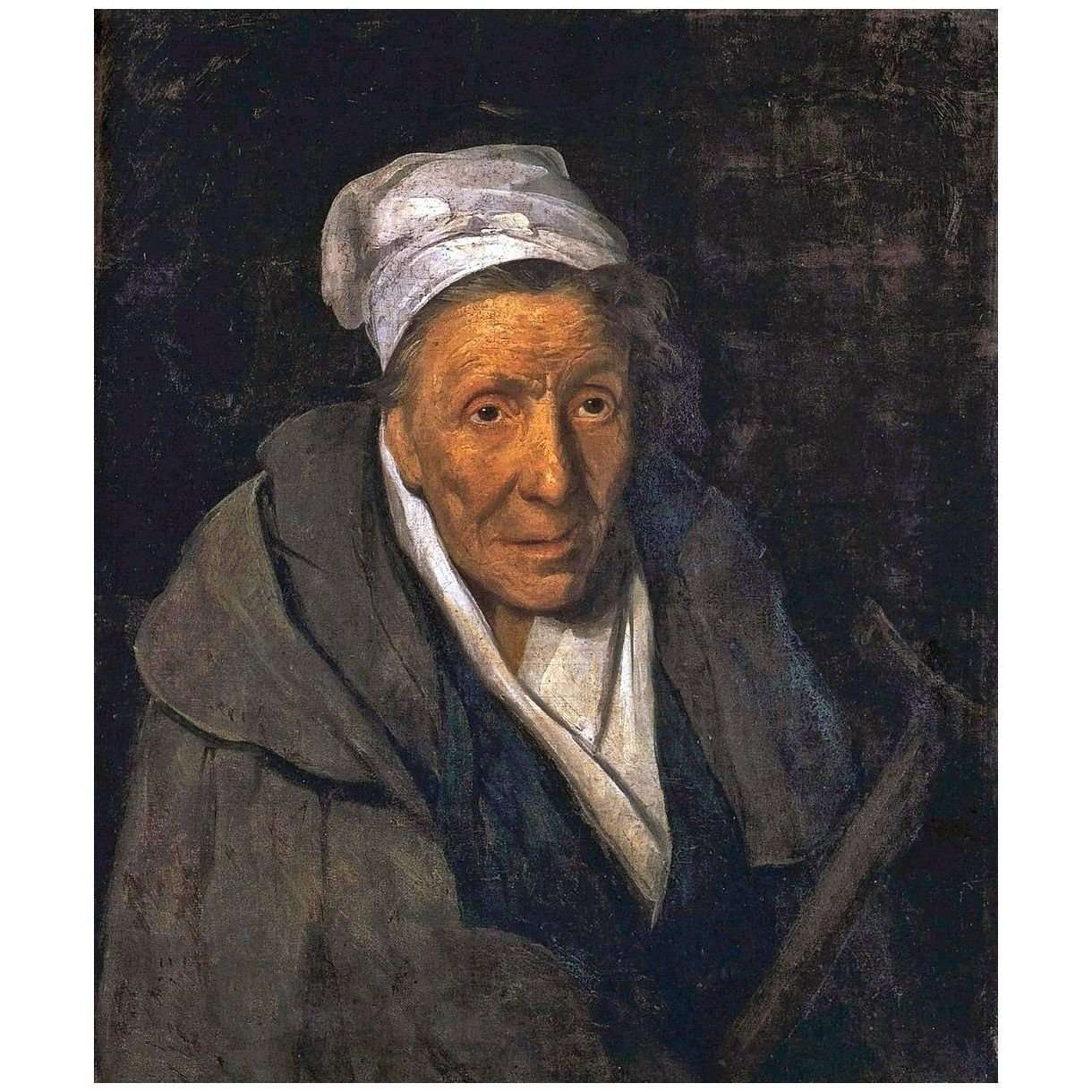  Theodore Gericault. La Monomante du jeu. 1822. Louvre Paris