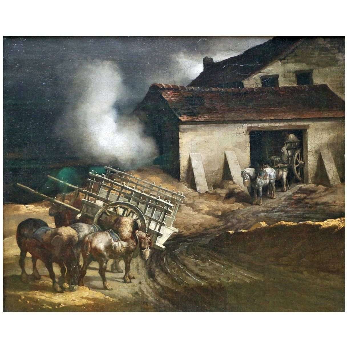  Theodore Gericault. La Four a platre. 1823. Louvre Paris