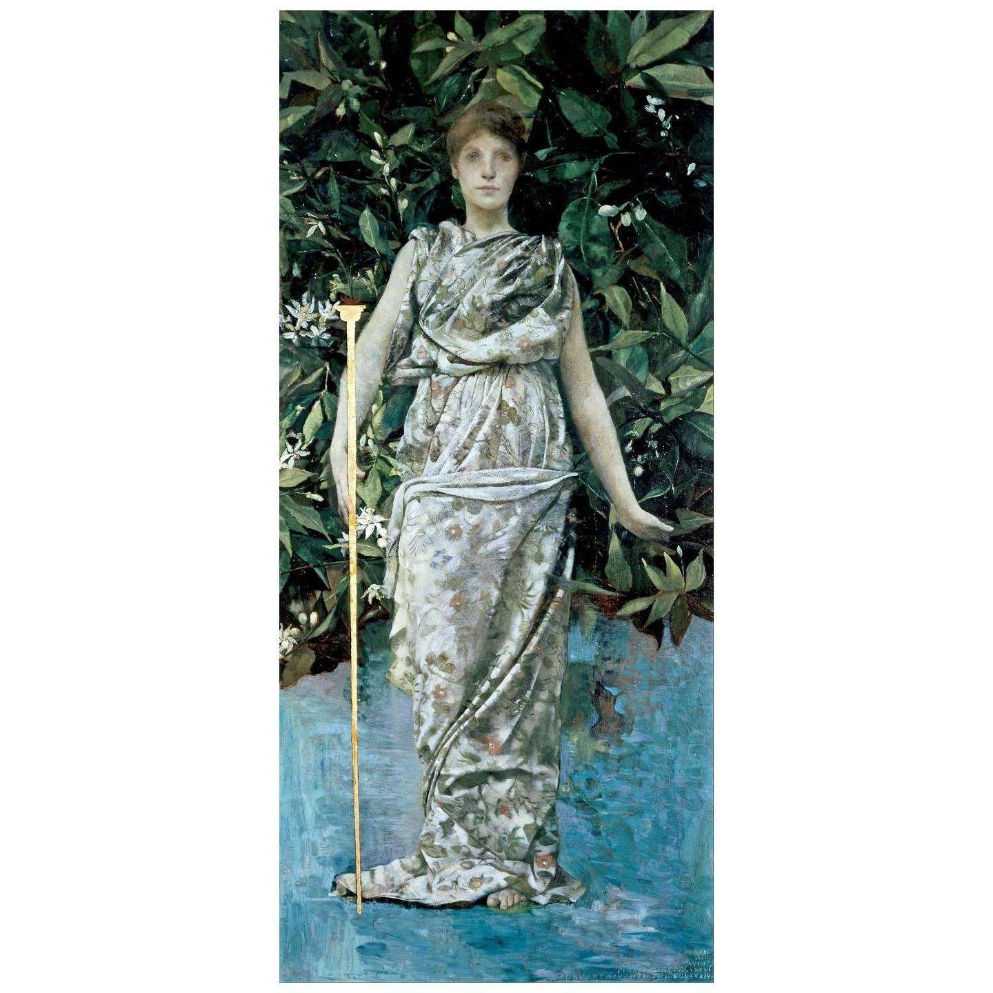 Thomas Dewing. Hymen. 1884. Cincinnati Art Mueum