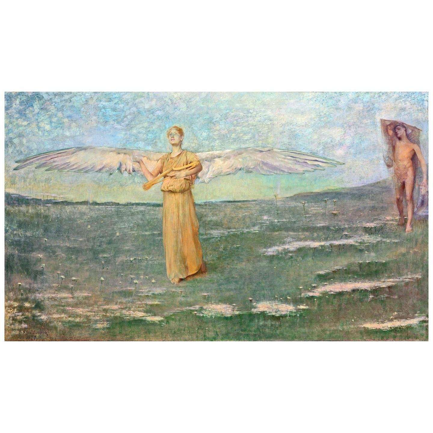  Thomas Dewing. Tobias and the Angel. 1887. Metropolitan Museum New York
