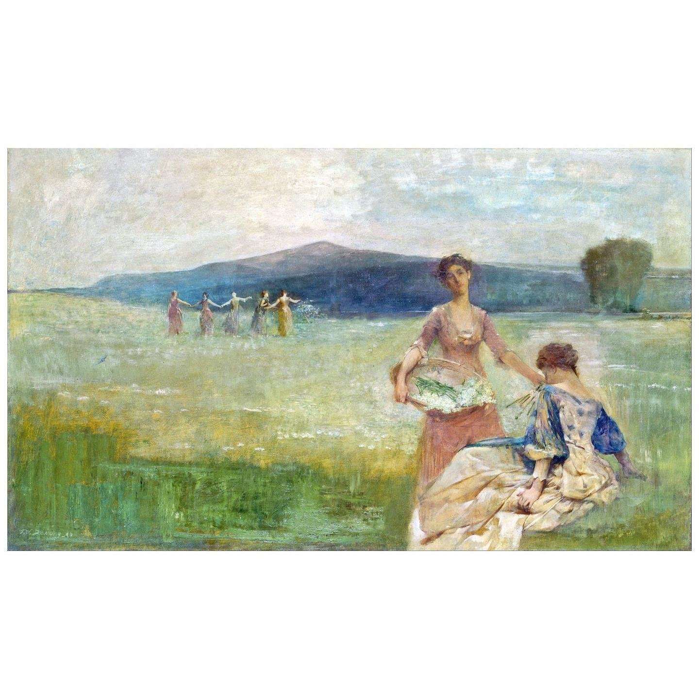  Thomas Dewing. Spring. 1890. Smithsonian Museum Washington