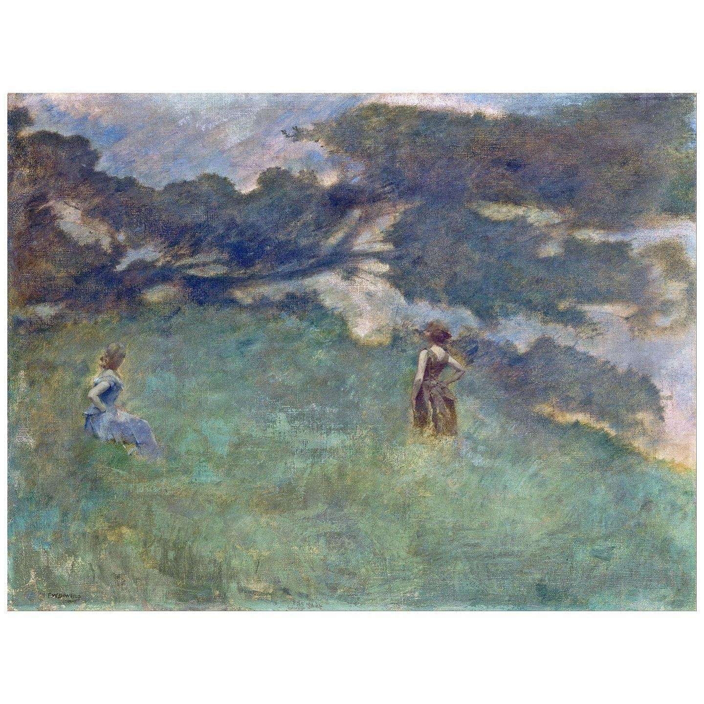  Thomas Dewing. The Hermit Thrush. 1890. Smithsonian Museum Washington