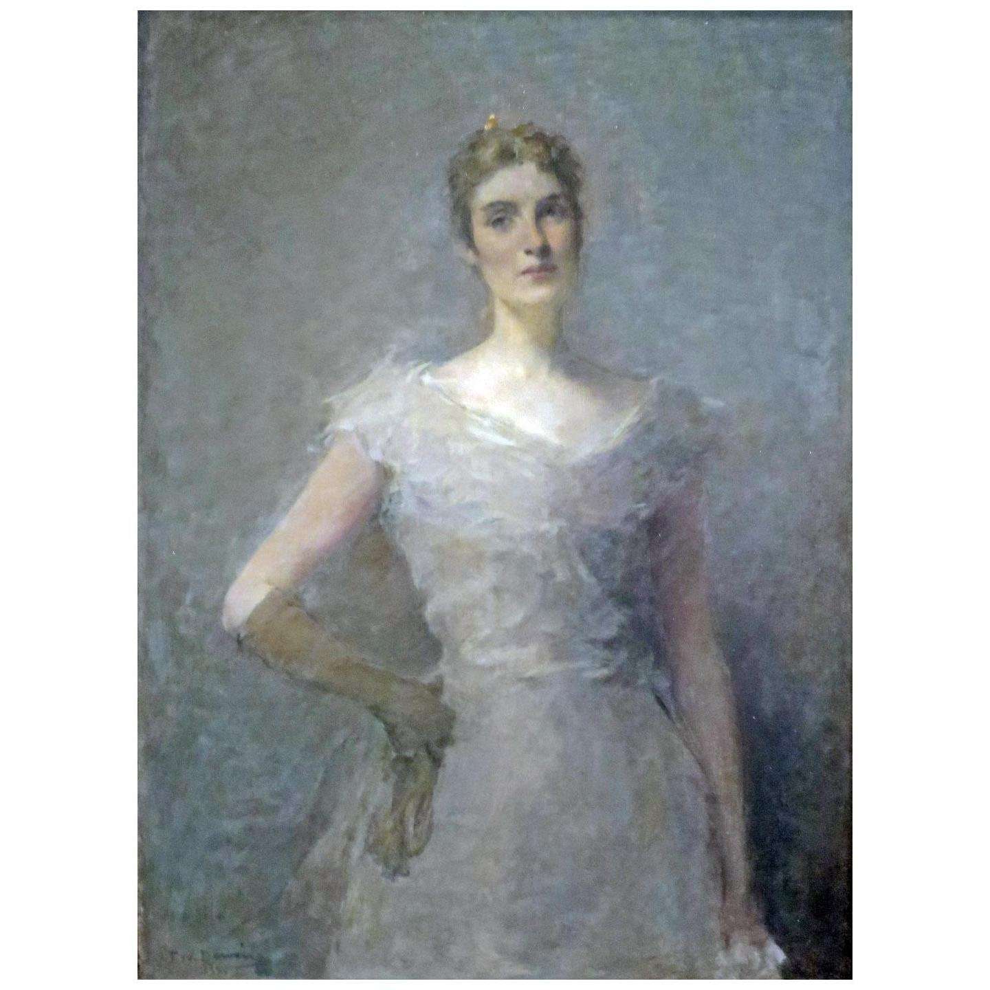  Thomas Dewing. Elizabeth Platt Jencks. 1895. De Young Museum San Francisco