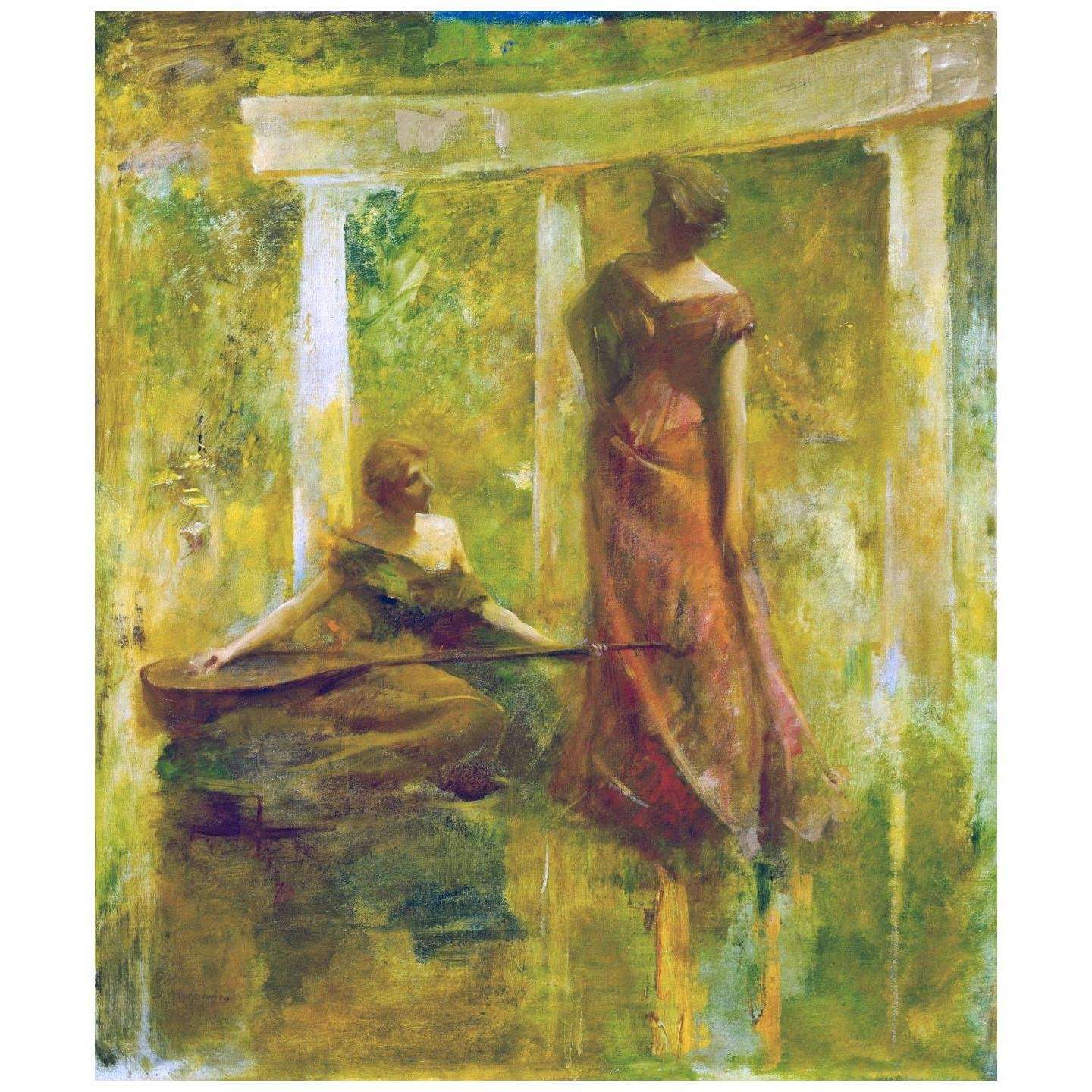  Thomas Dewing. Music. 1895. Smithsonian Museum Washington