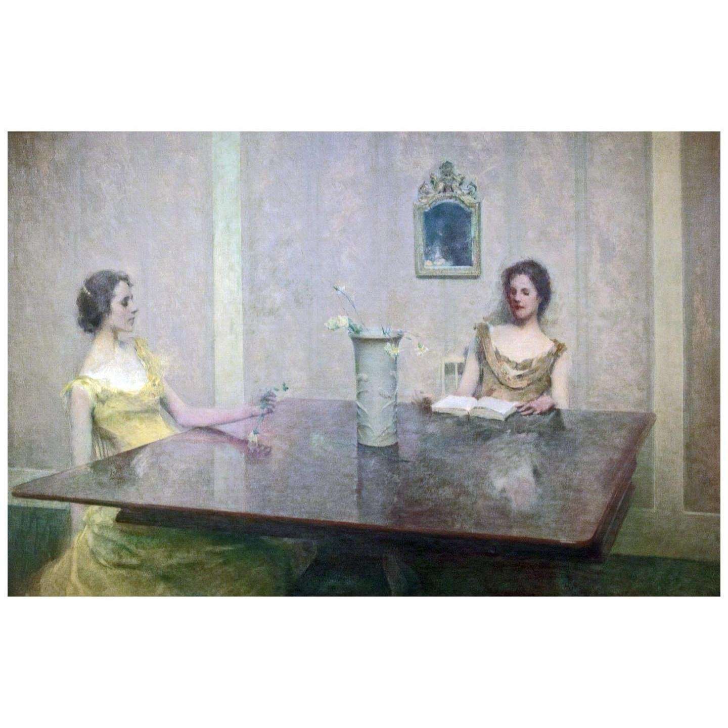  Thomas Dewing. A Reading. 1897. Smithsonian Museum Washington