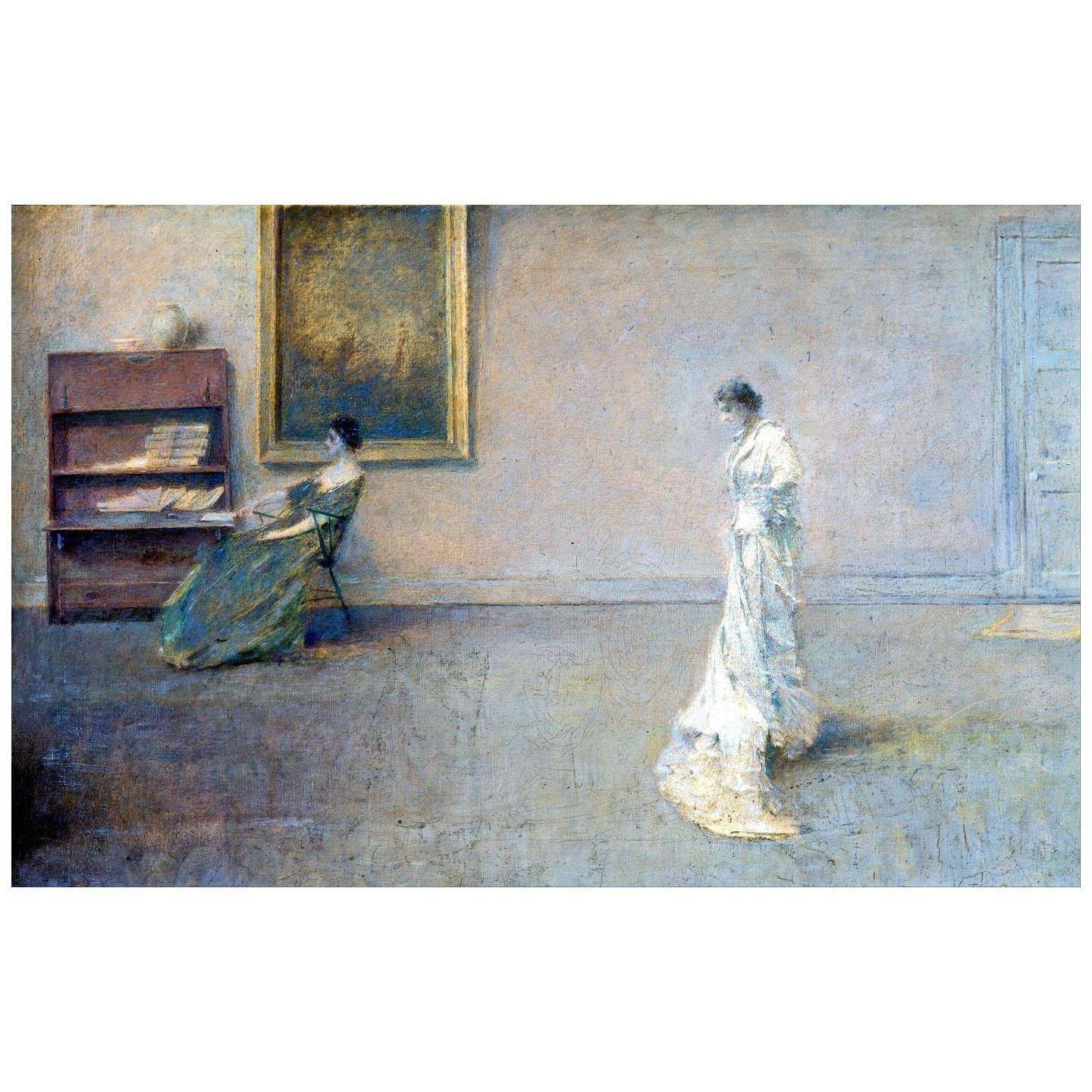 Thomas Dewing. The White Dress. 1901. Berkshire Museum