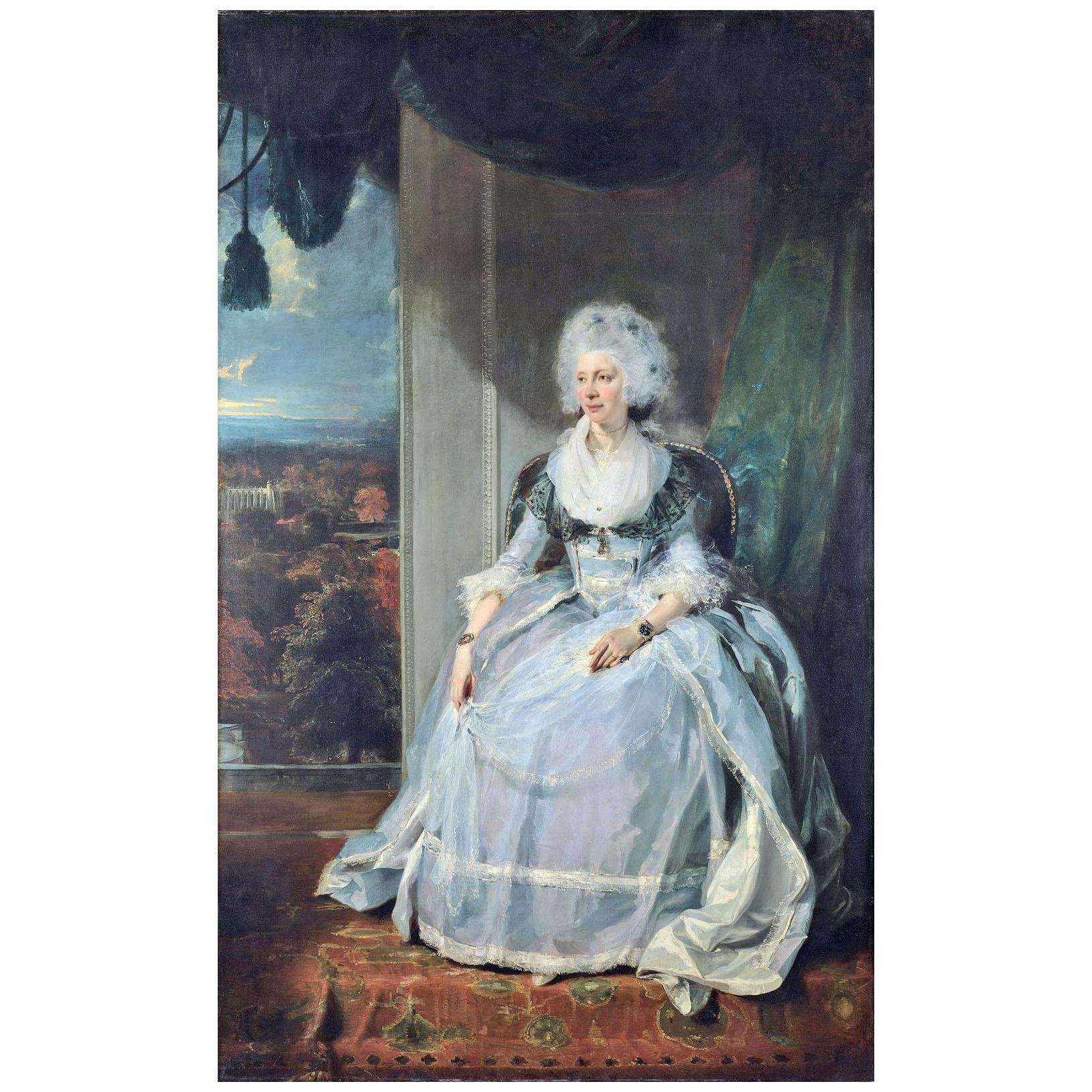  Thomas Lawrence. Queen Charlotte. 1789. National Gallery London