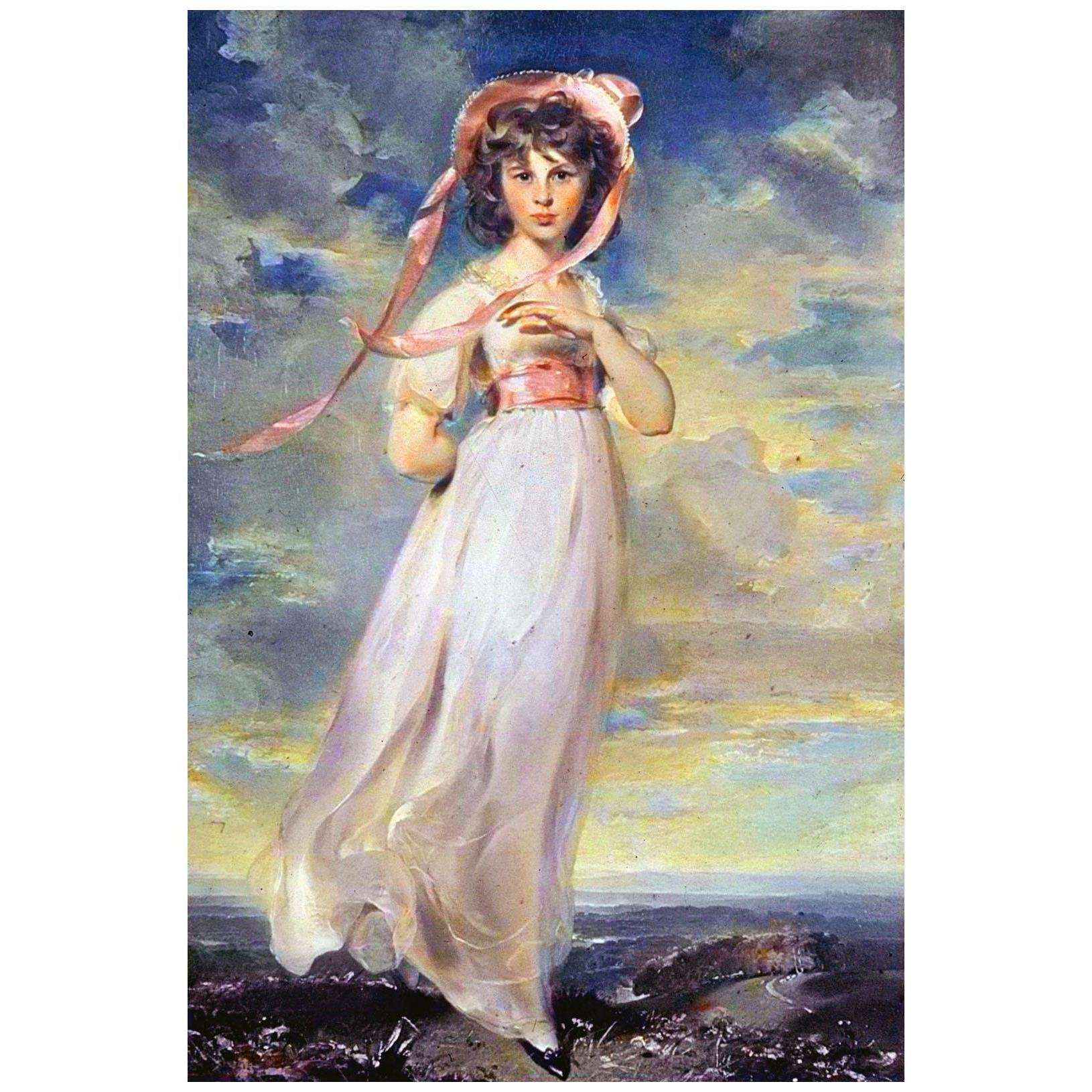  Thomas Lawrence. Pinkie. Sarah Barrett Moulton. 1794. Art Museum Pasadena