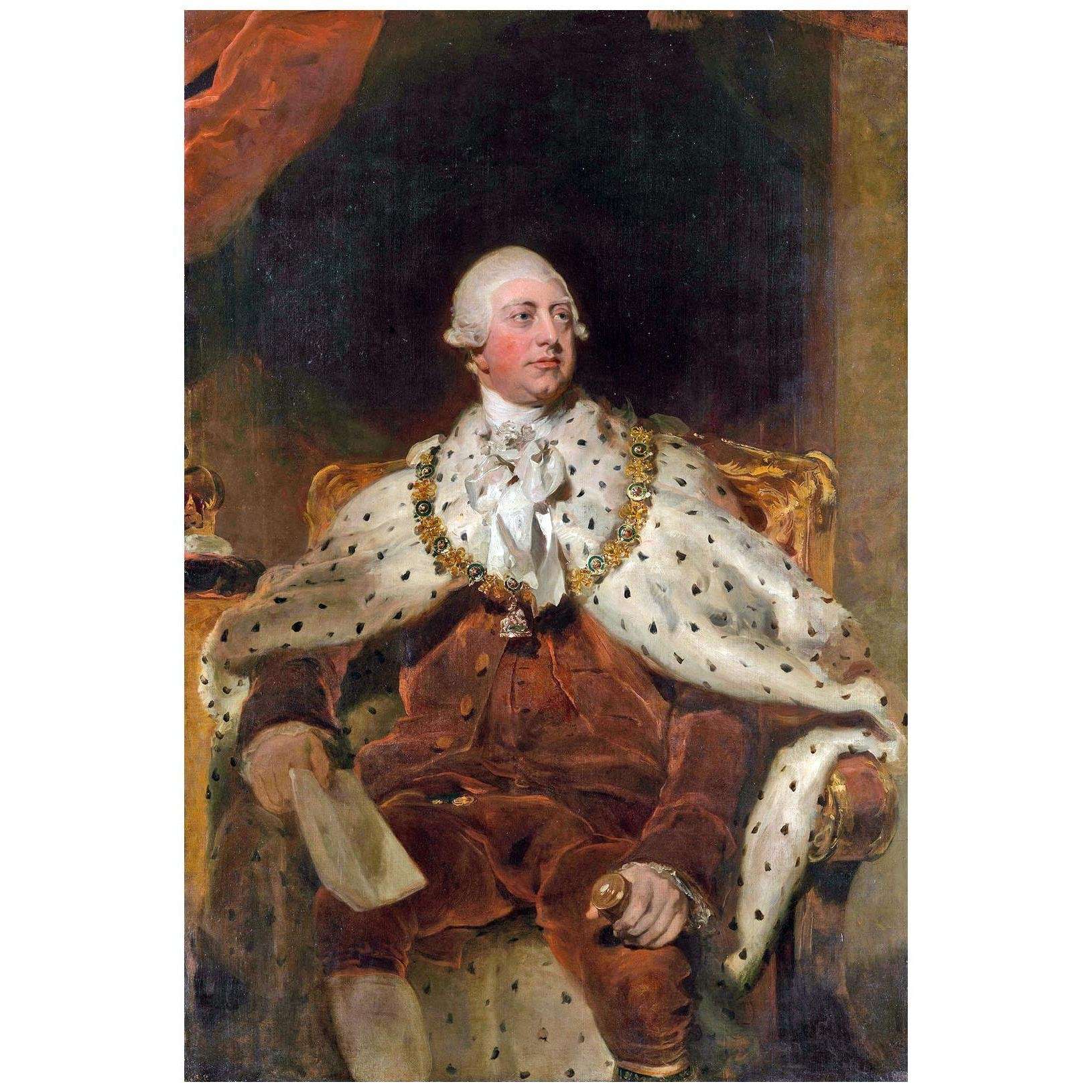  Thomas Lawrence. King George III. 1809. Royal Collection London