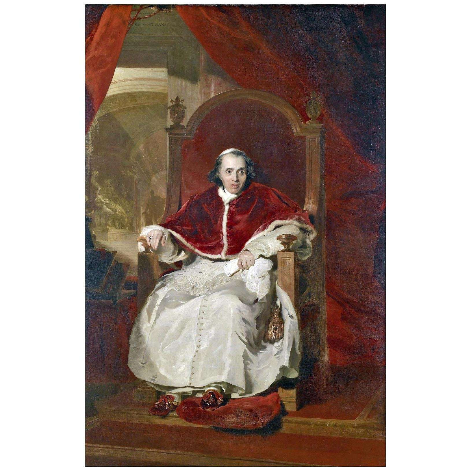  Thomas Lawrence. Pope Pius VII. 1819. Royal Collection London
