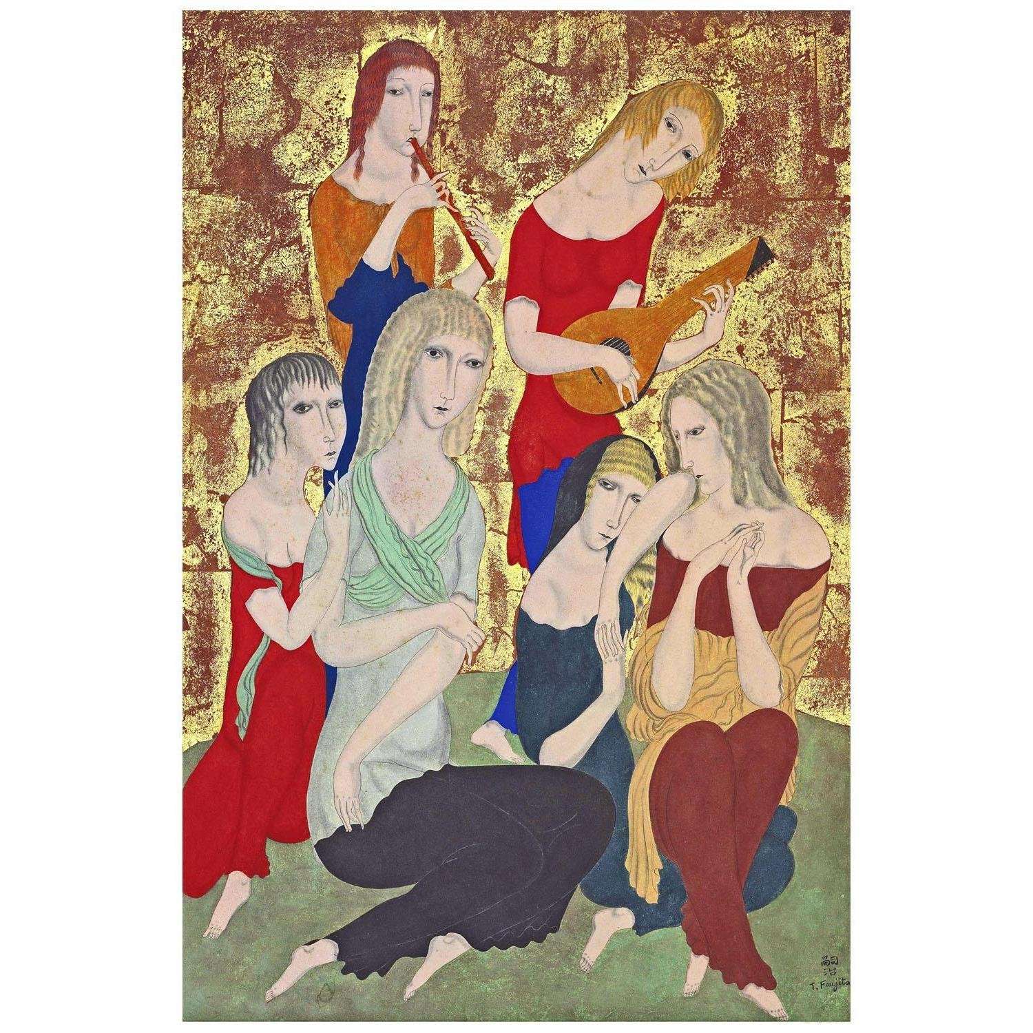 Tsugouharu Foujita. Les six graces. 1917