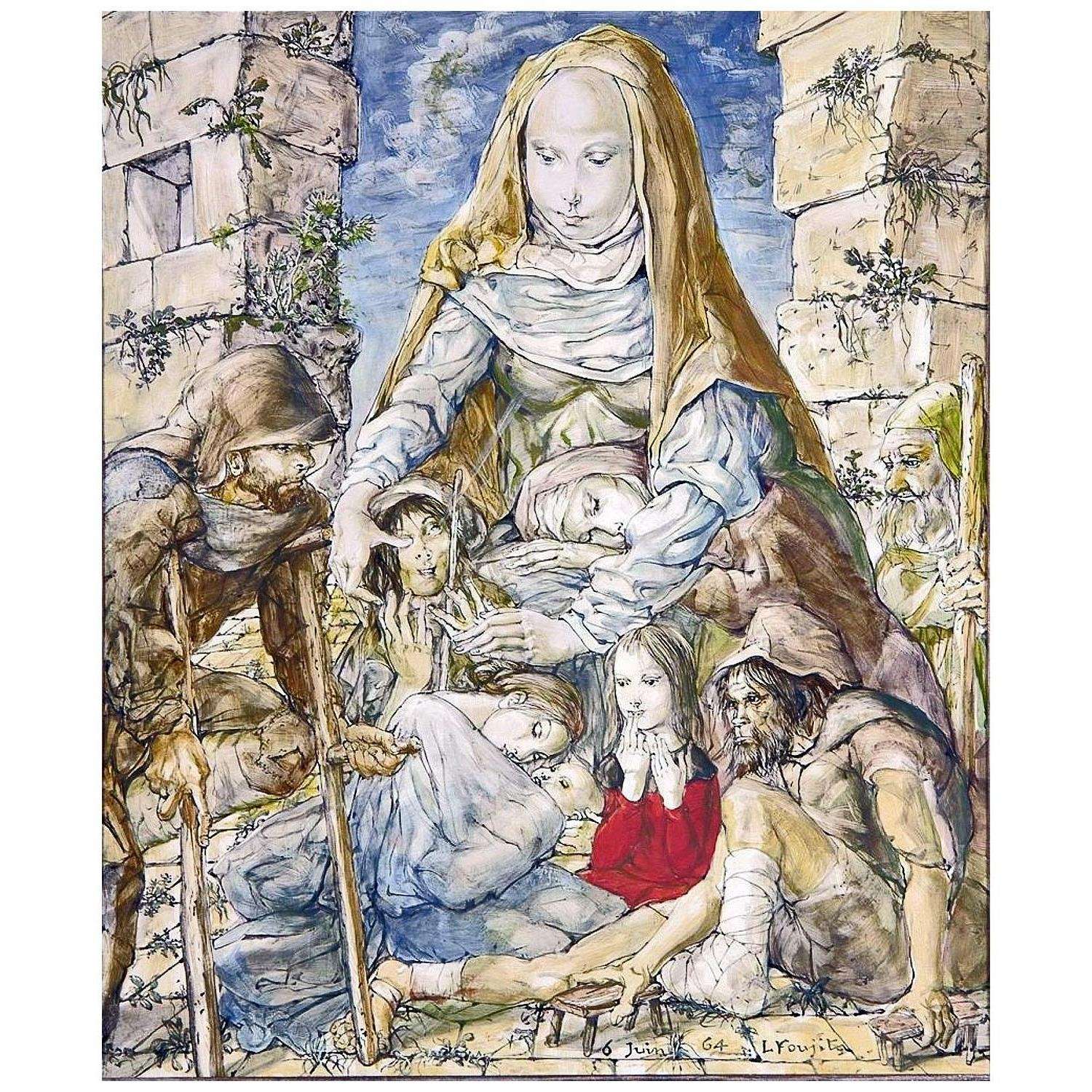  Tsugouharu Foujita. La Vierge miraculeuse. 1964
