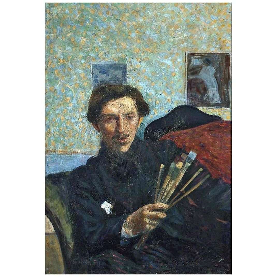  Umberto Boccioni. Self-Portrait. 1905. Pinacoteca di Brera, Milano