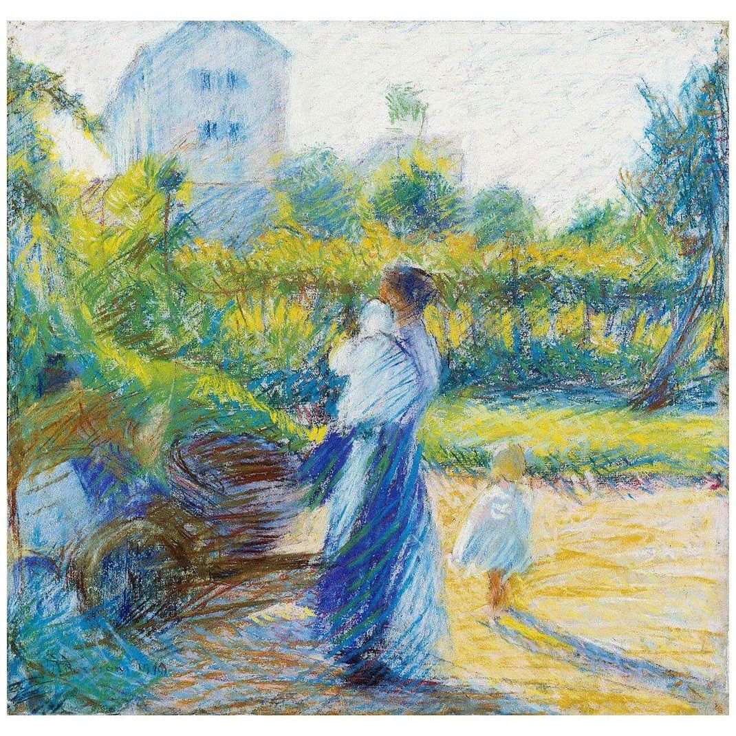  Umberto Boccioni. Donna in Giardino. 1910. Galleria dItalia, Milano