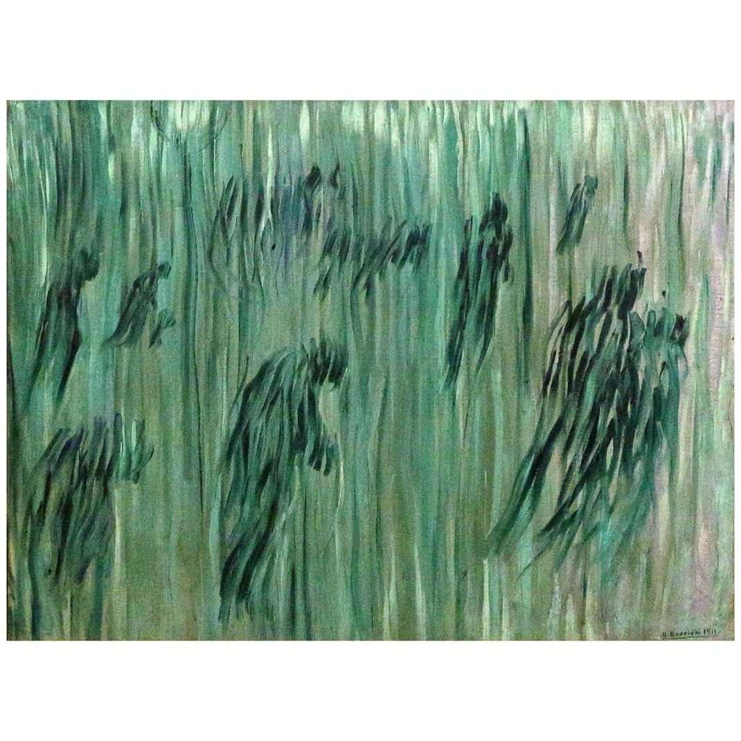  Umberto Boccioni. State of Mind I. Those Who Stay. 1911. Museo del Novecento