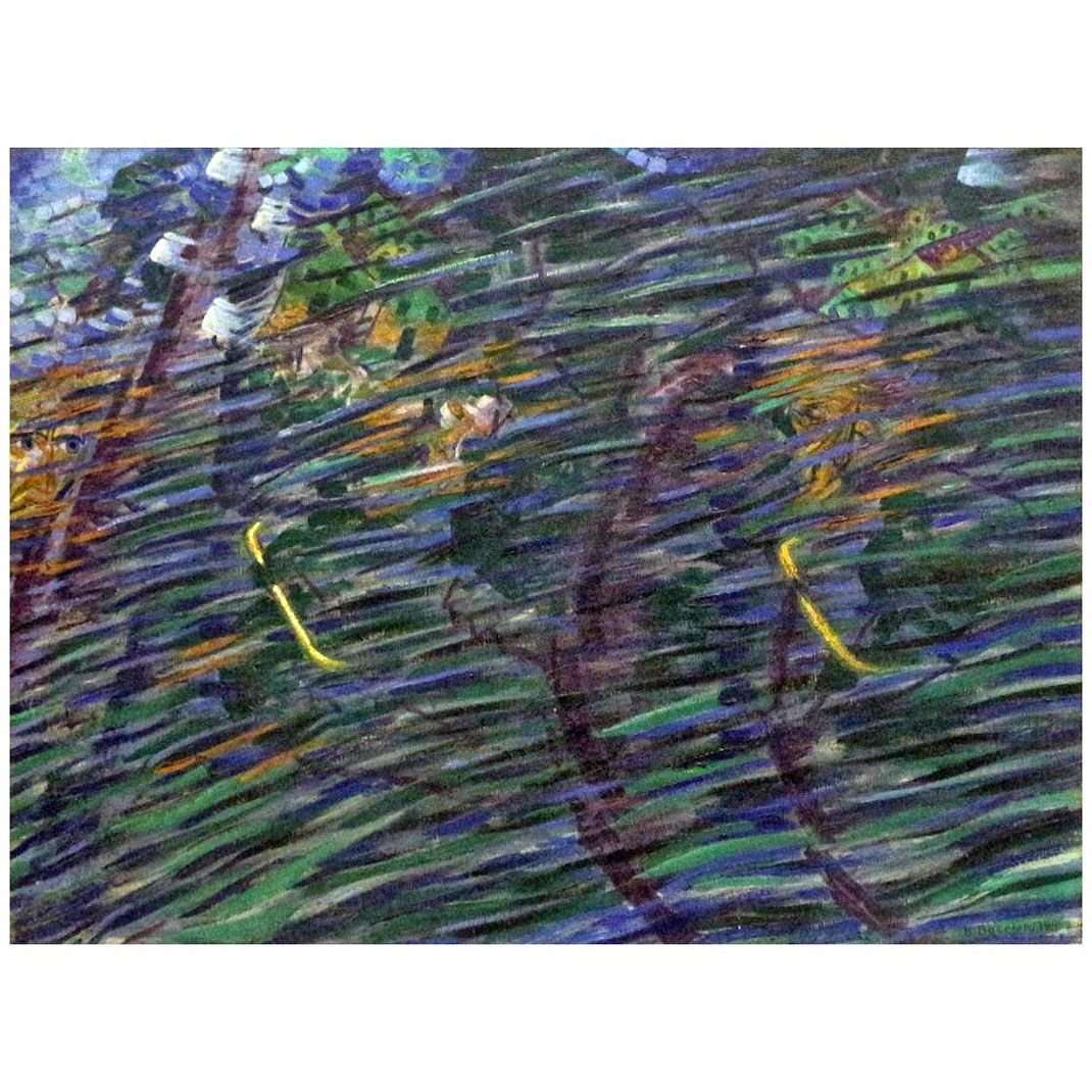  Umberto Boccioni. State of Mind I. Those Who Leave. 1911. Museo del Novecento