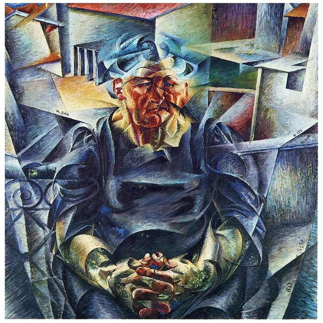  Umberto Boccioni. Horizontal Constructions. 1912. BSG, Munchen