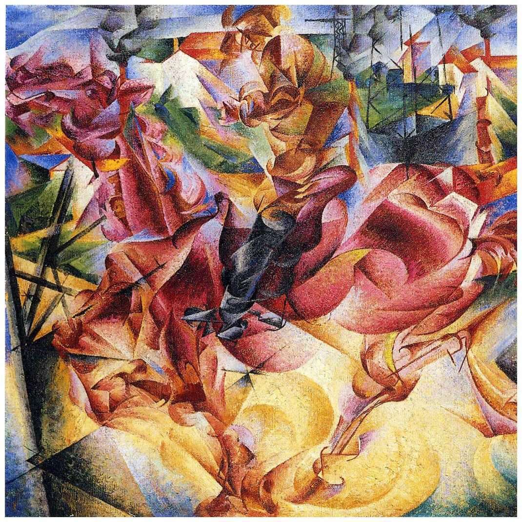  Umberto Boccioni. Elasticity. 1912. Brera Modern