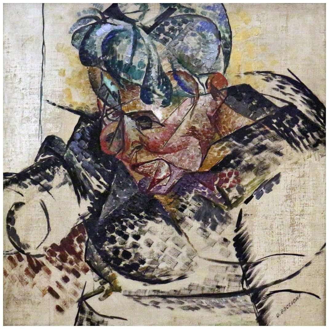  Umberto Boccioni. Study of a Head  Mother. 1912. Museo del Novecento
