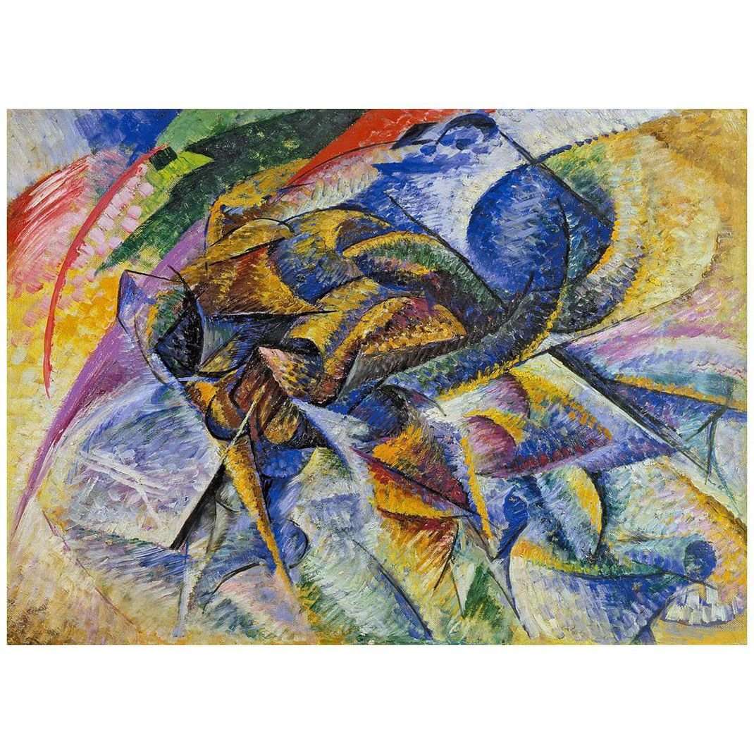  Umberto Boccioni. Dynamism of a Cyclist. 1913. Peggy Guggenheim, Venice