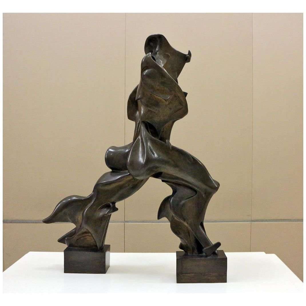  Umberto Boccioni. Unique Forms of Continuity of Space. 1913. Museo del Novecento
