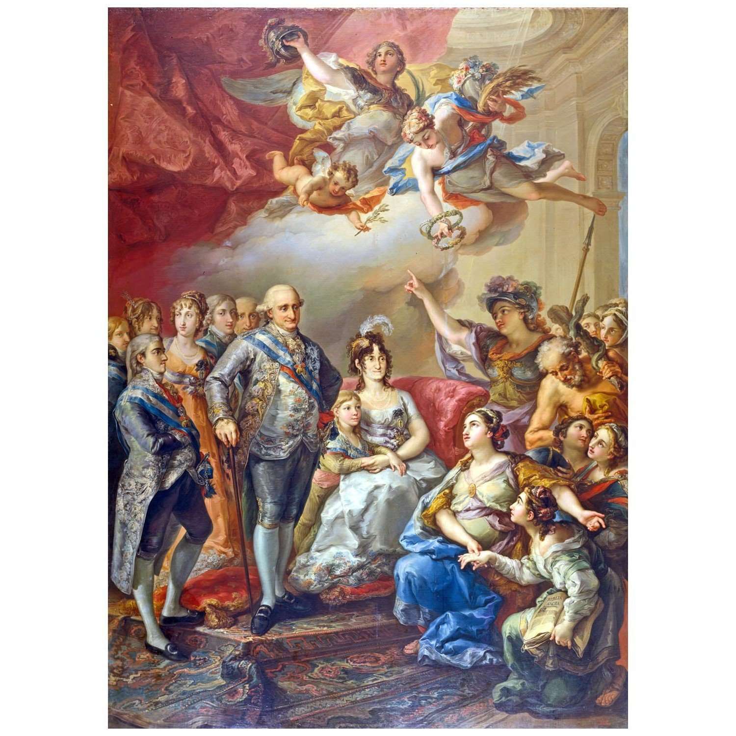  Vicente Lopez Portana. Carlos IV y su familia. 1802. Museo del Prado
