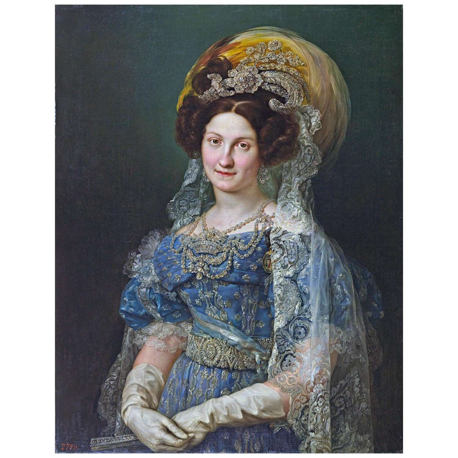  Vicente Lopez Portana. Maria Cristina de Borbon. 1830. Museo del Prado