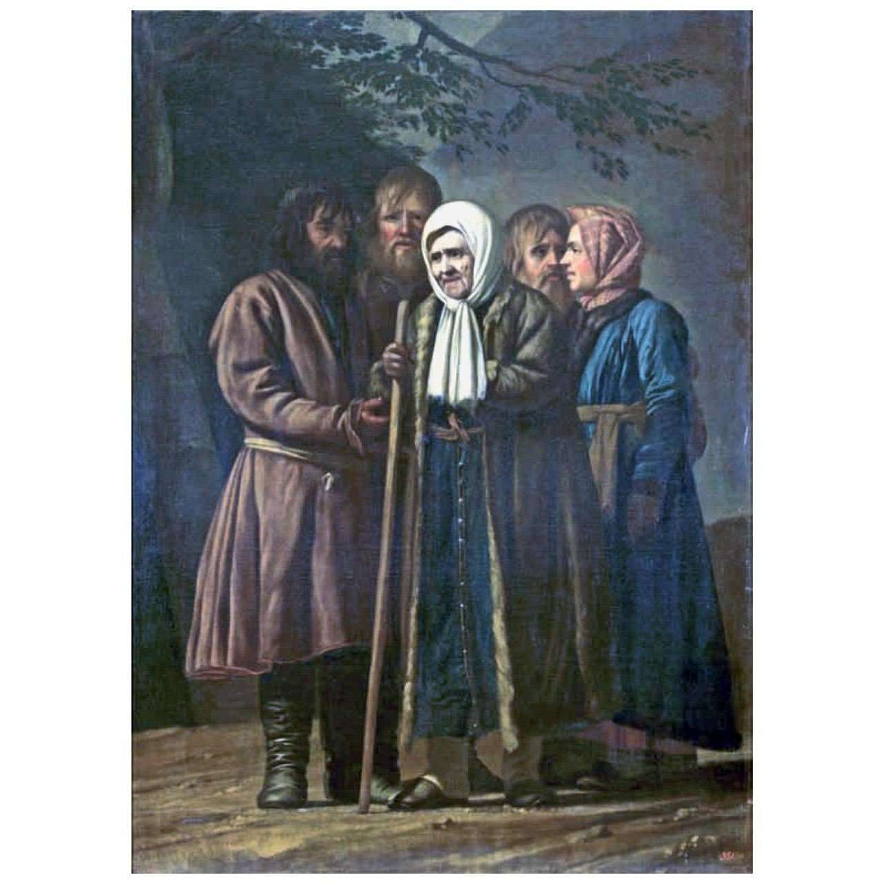  Vigilius Eriksen. 100-Year Old Woman from Tsarskoe Selo. 1771. Russian Museum