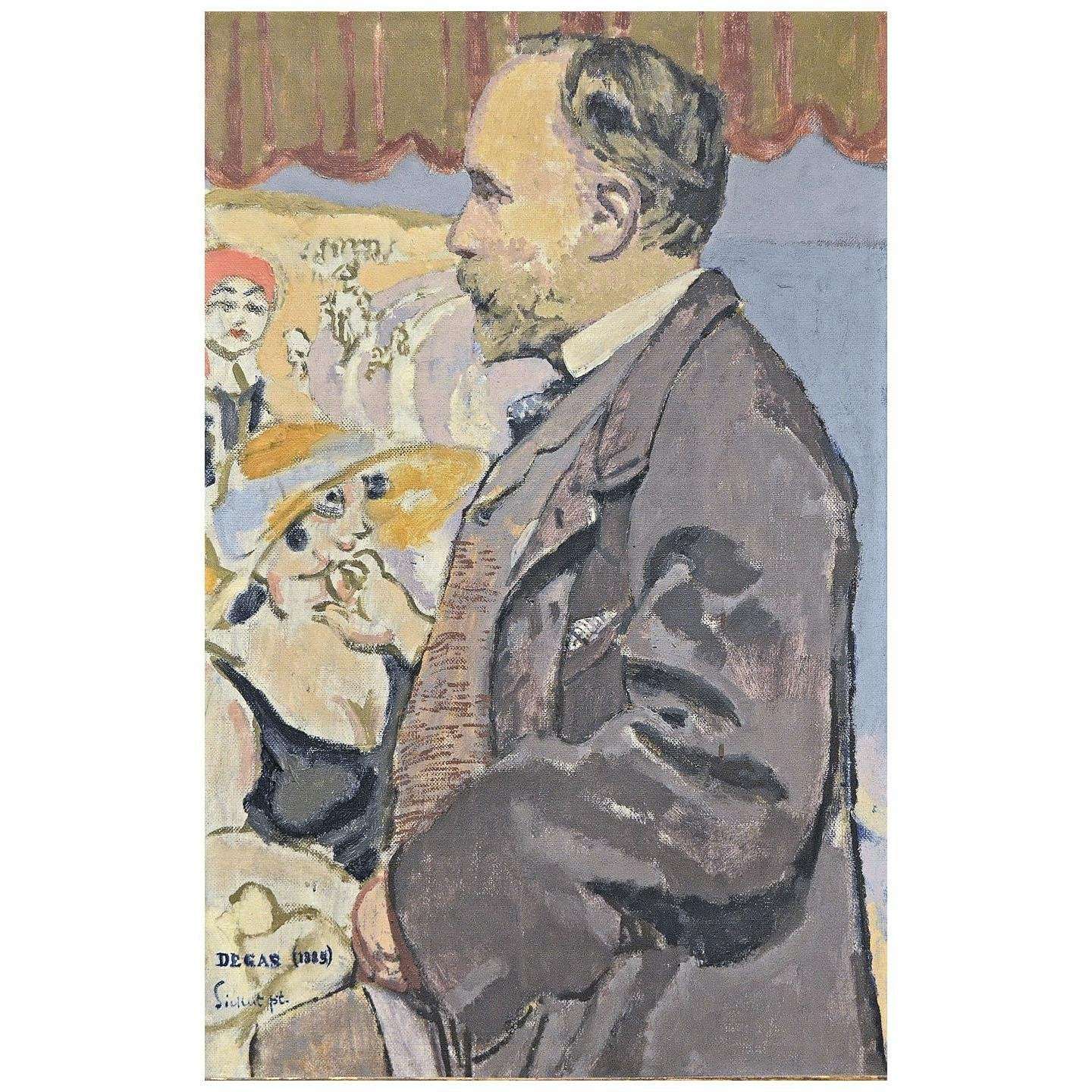   Walter Sickert. Portrait of Degas in 1885. 1928. Chateau-musee, Dieppe