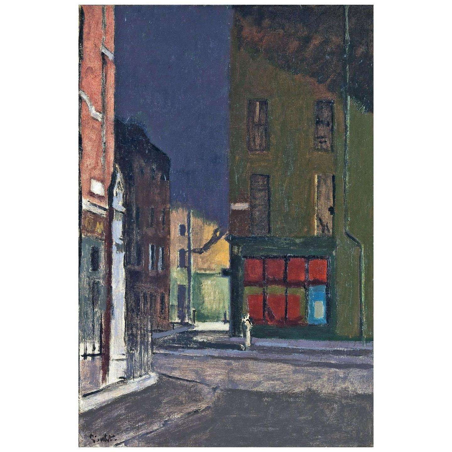   Walter Sickert. Maple Street, London. 1920. Metropolitan Museum, New York