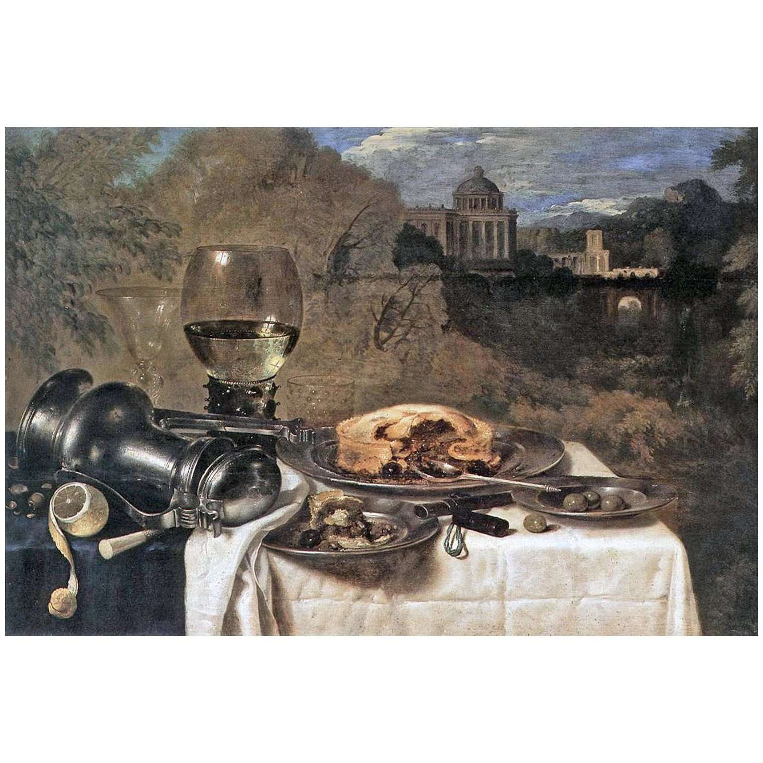  Willem Claesz Heda. Stil-Life with Olives. 1634. MSK Ghent